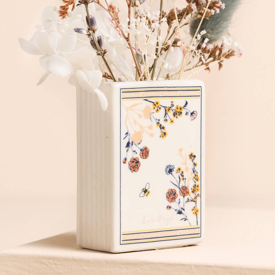 Little Book of Flower Buds Tiny Vase