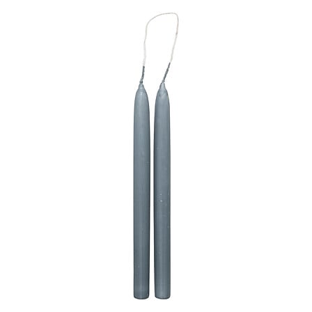 Set of 2 Blue Tapered Candles