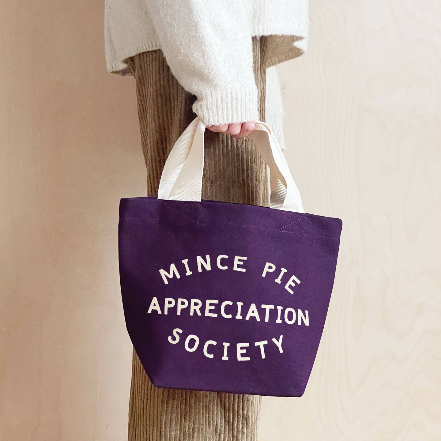 Mince Pie Appreciation Society - Little Plum Bag