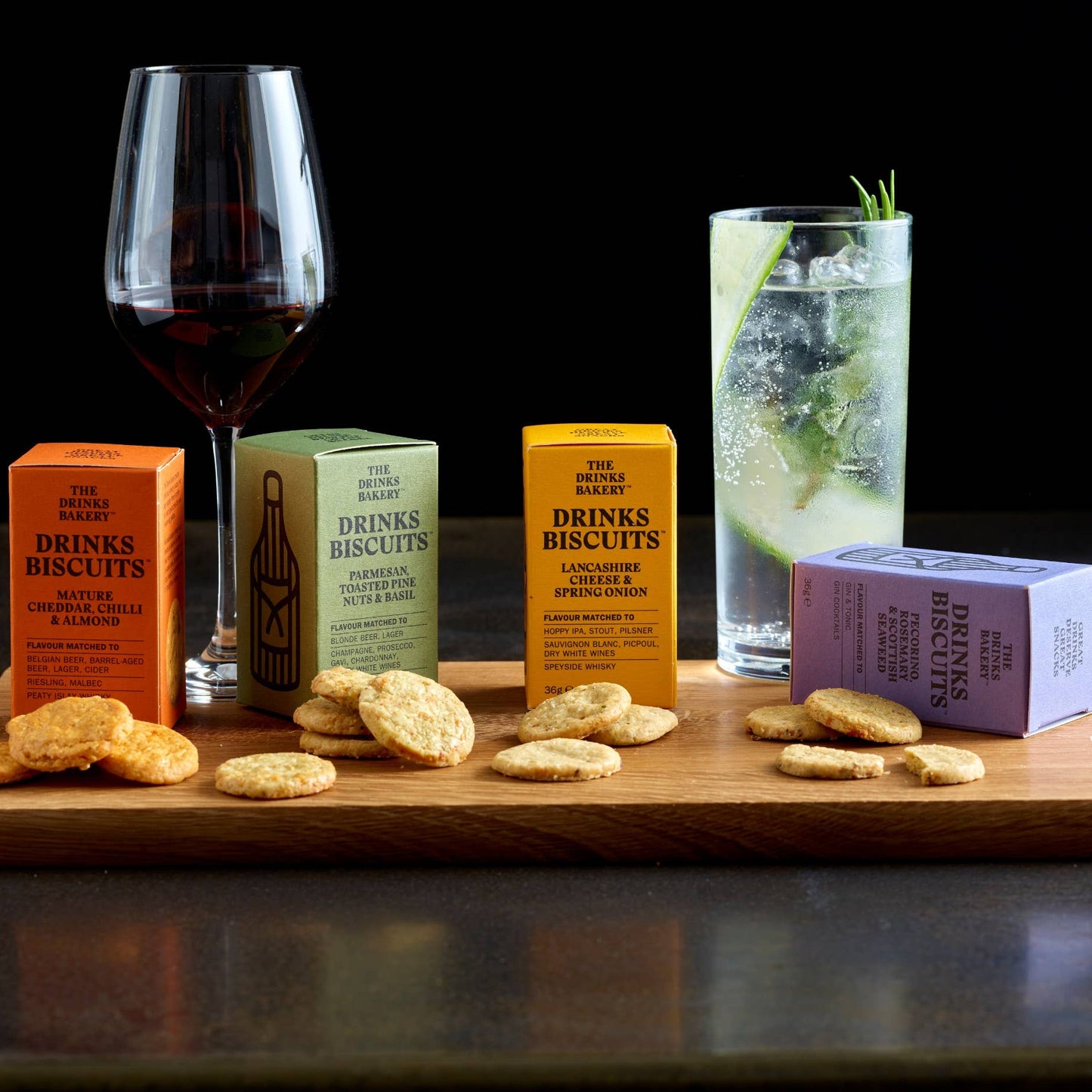 Drinks Biscuits - Lancashire Cheese & Spring Onion 36g
