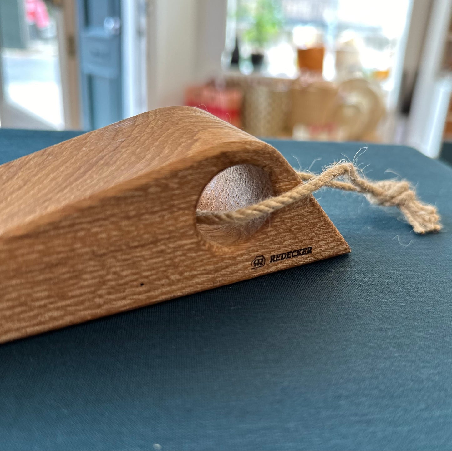 Door Stop with Cotton Strap