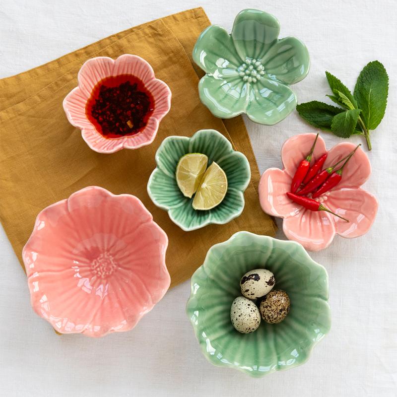 Ceramic Flower Bowl