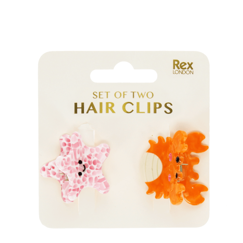 Mini hair claw clips (set of 2)