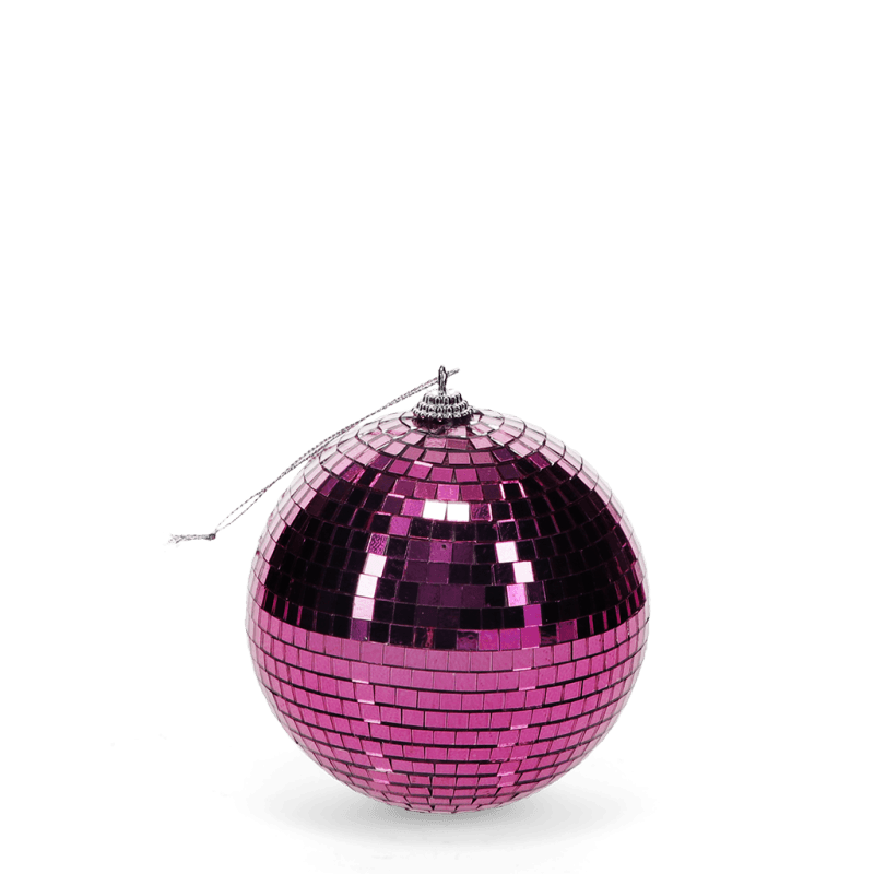 Hanging disco ball - Pink