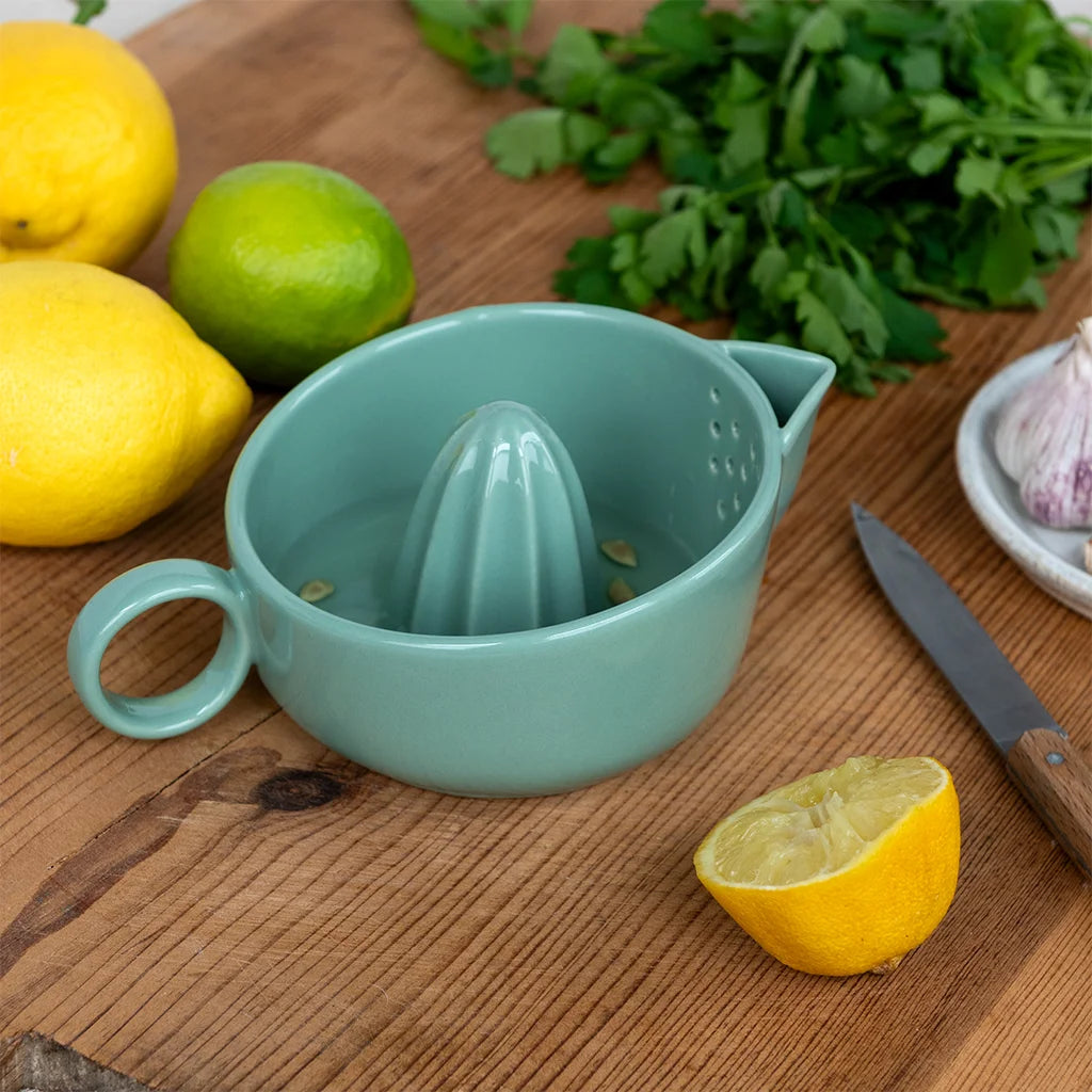Ceramic lemon juicer - Green