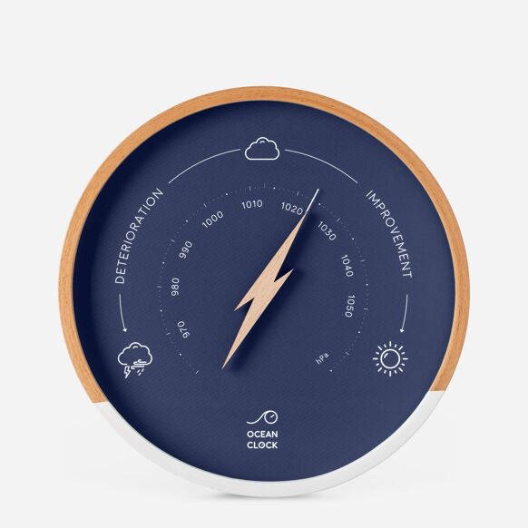 Barometer - Marine (Navy Blue Face)