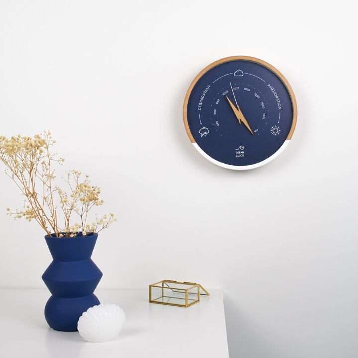 Barometer - Marine (Navy Blue Face)