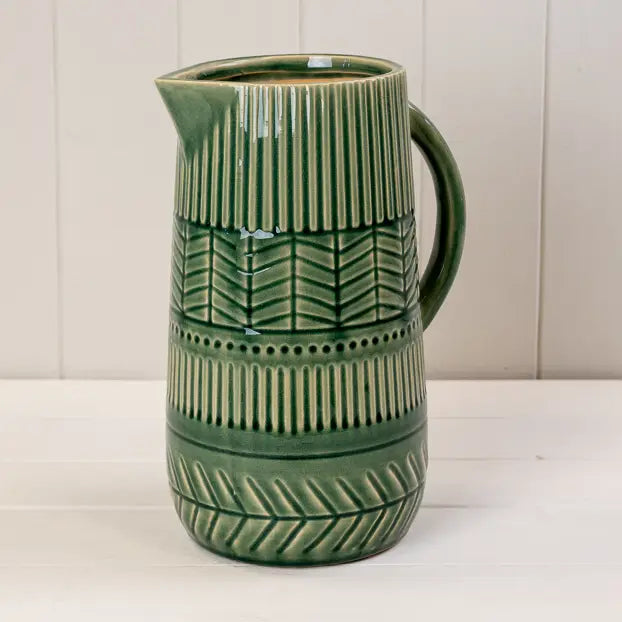 Green Ceramic Jug
