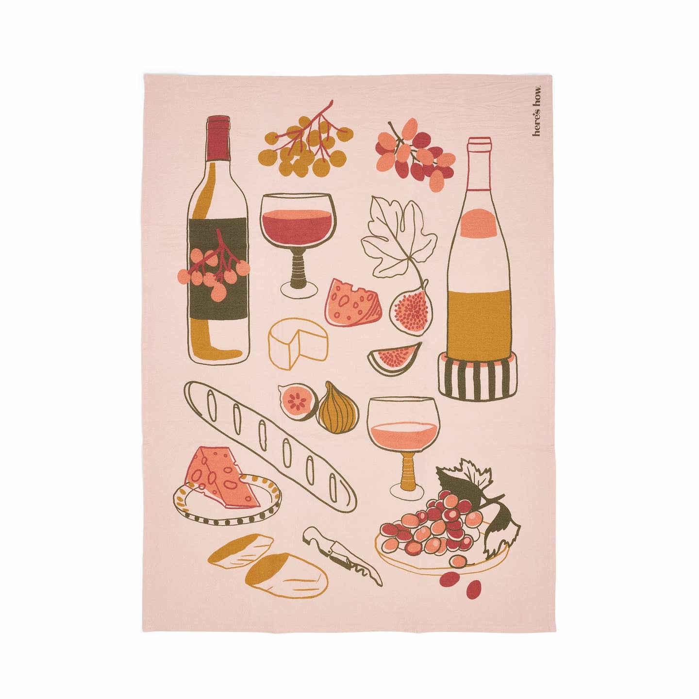 The Emmy Teatowel - Wine