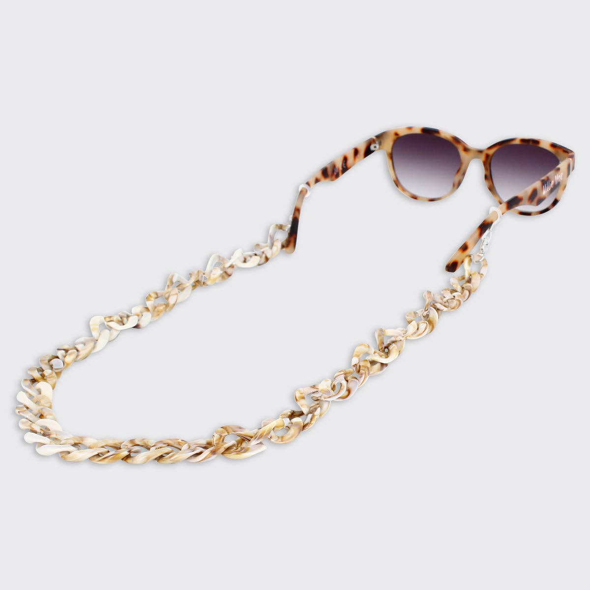 Glasses Chain - Cream Onyx