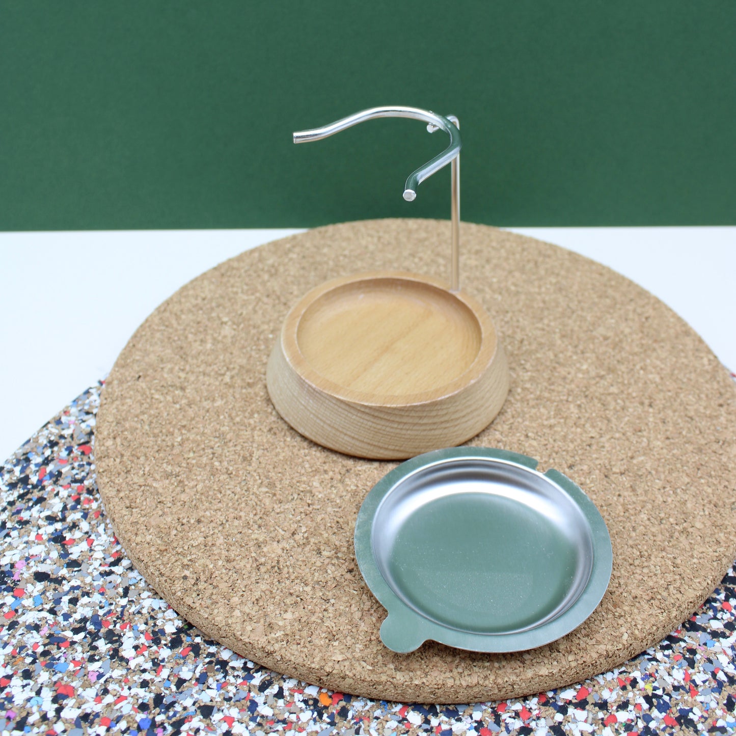 Pot brush holder