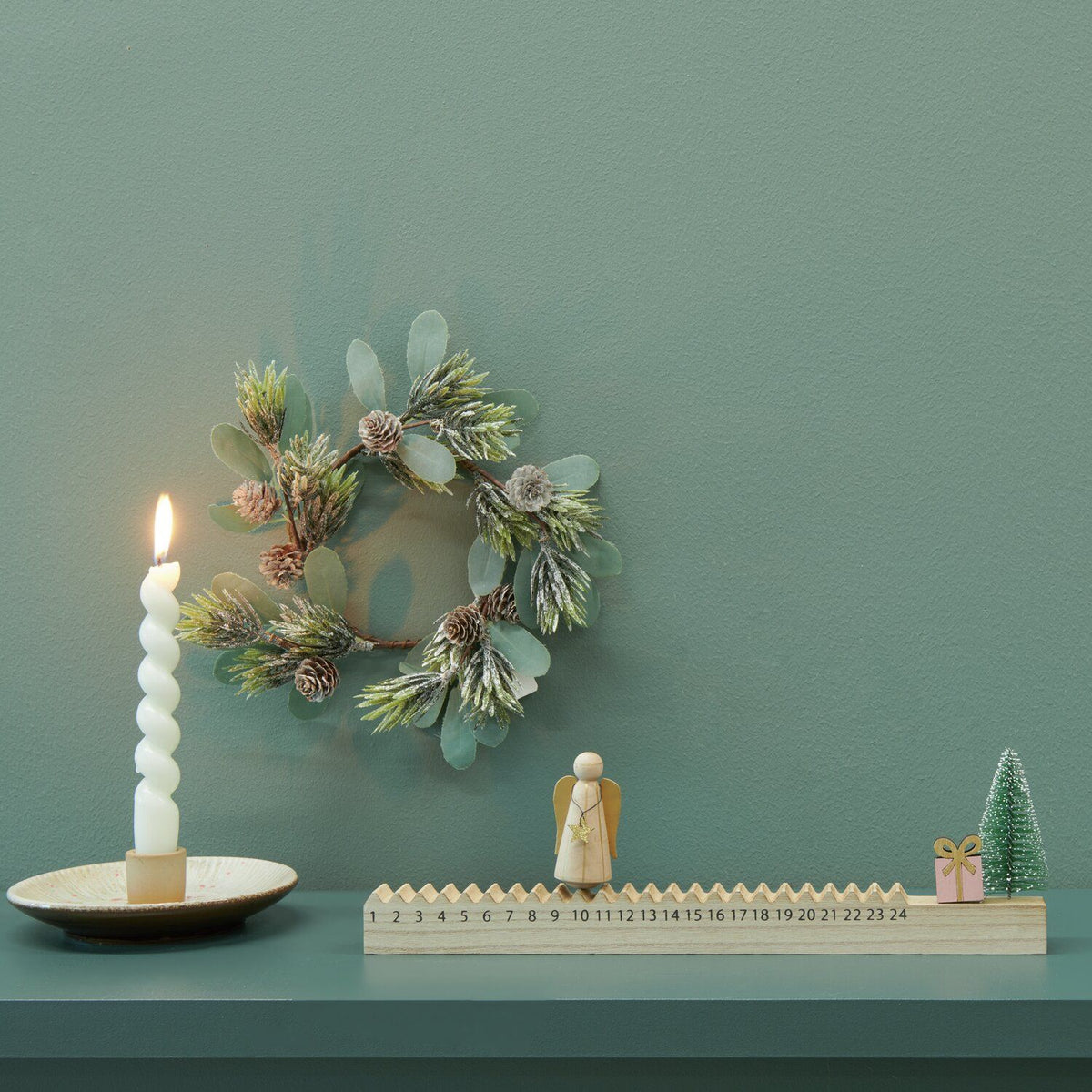 Wooden Angel Advent Calendar