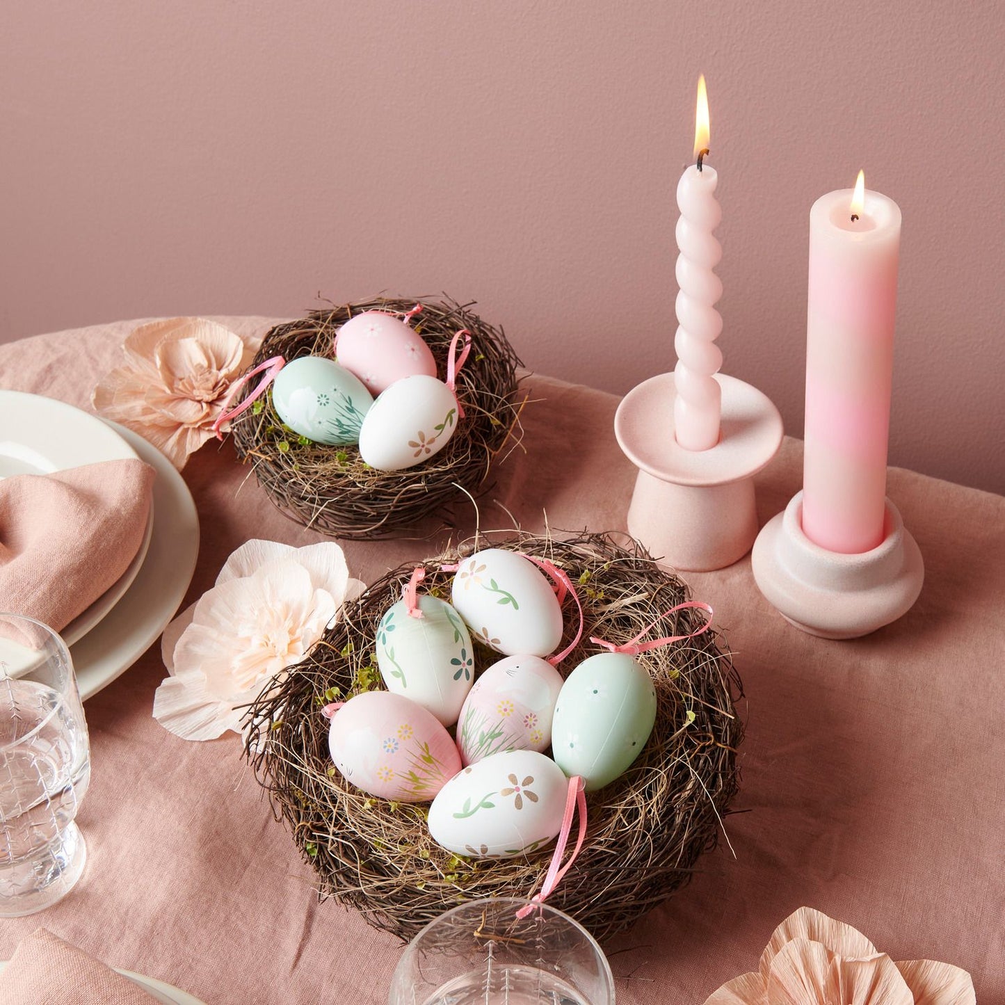 Decorative Eggs Green - Set of 6