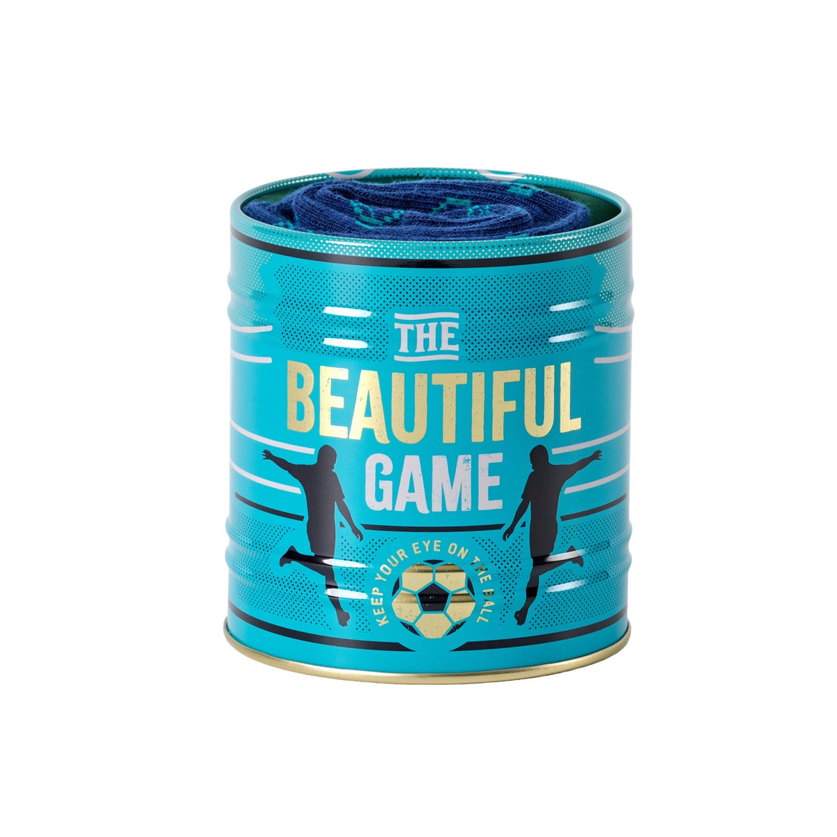 Football Socks in a tin