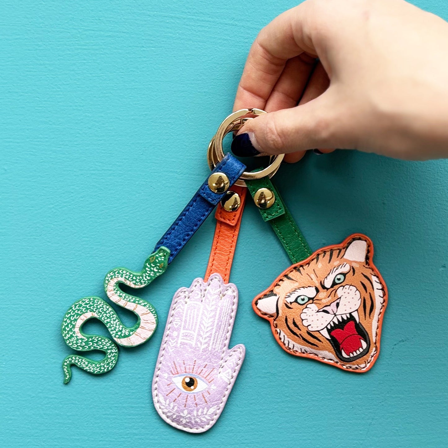 Inked Hand Keyring