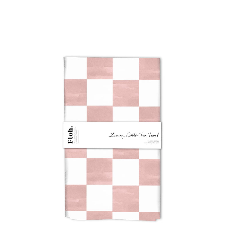 Paloma (Checkerboard) Tea Towel