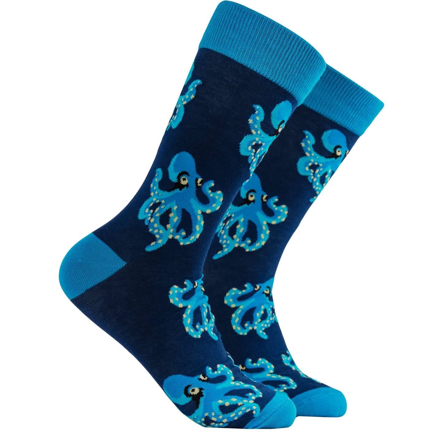 Octopus Bamboo Socks - Octoblue