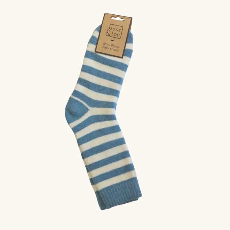 Stripe cosy socks - 2 colours