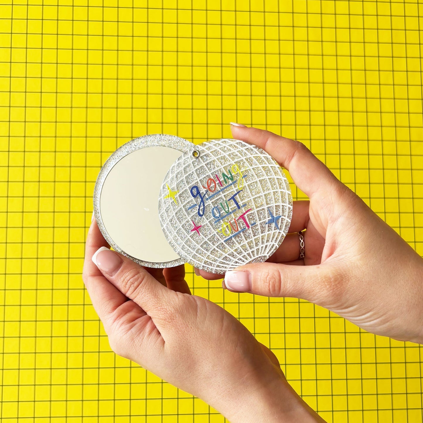 Compact Mirror 'Going Out-Out'