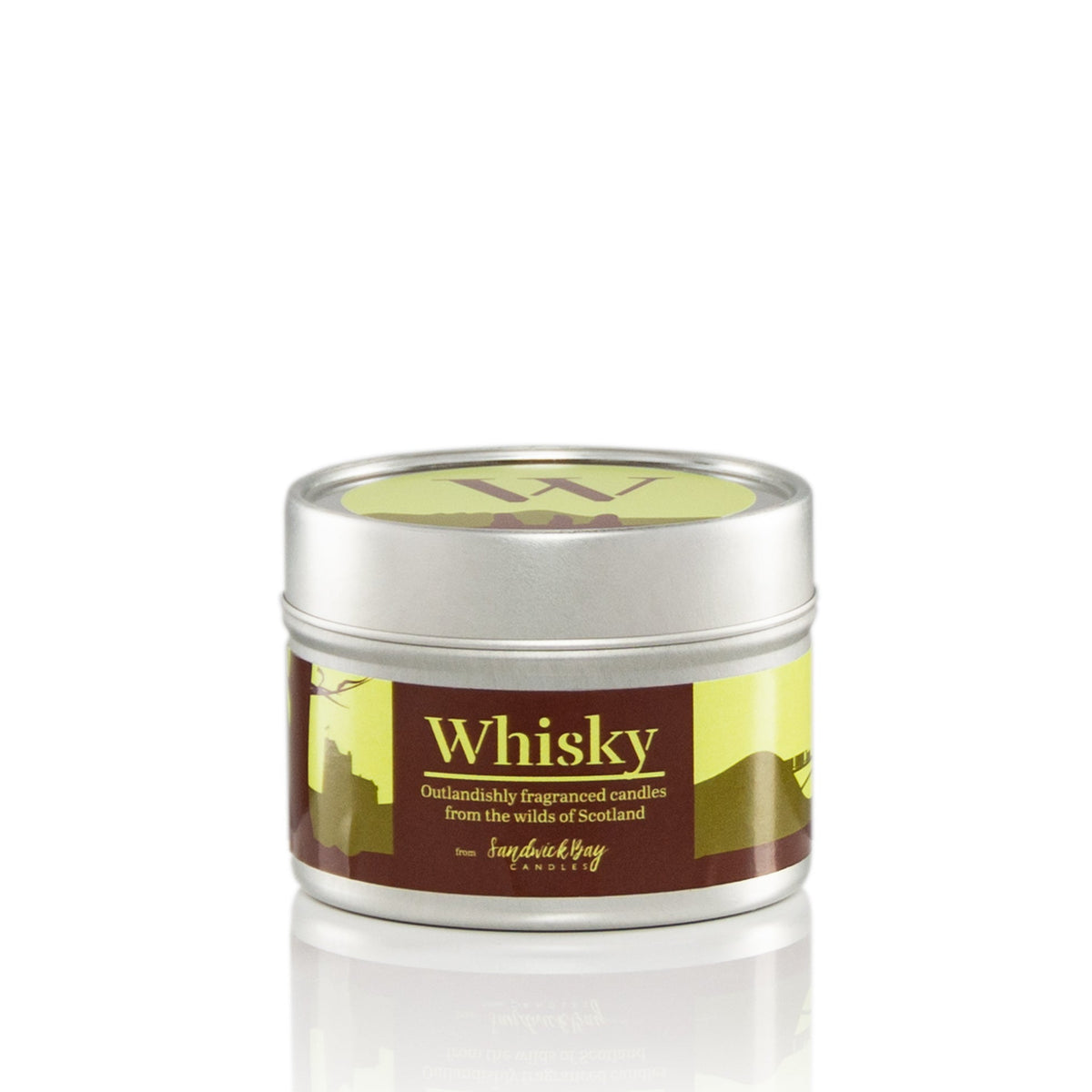 Small Travel Tin Candle - Whisky