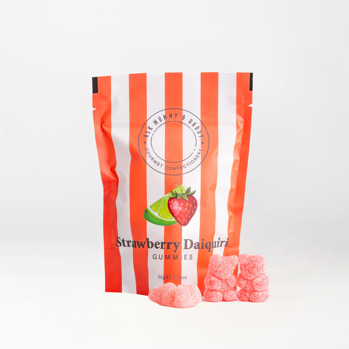 Strawberry Daiquiri Cocktail Gummies 50g Pouch