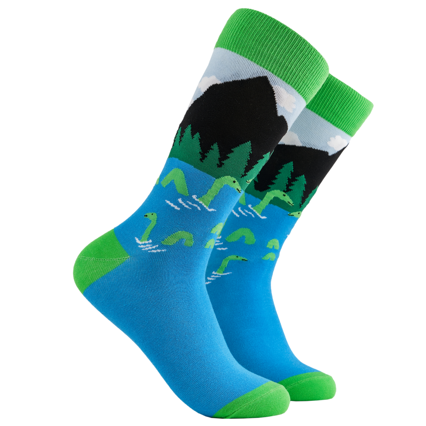 Loch Ness Monster Socks - Sock Ness Monster
