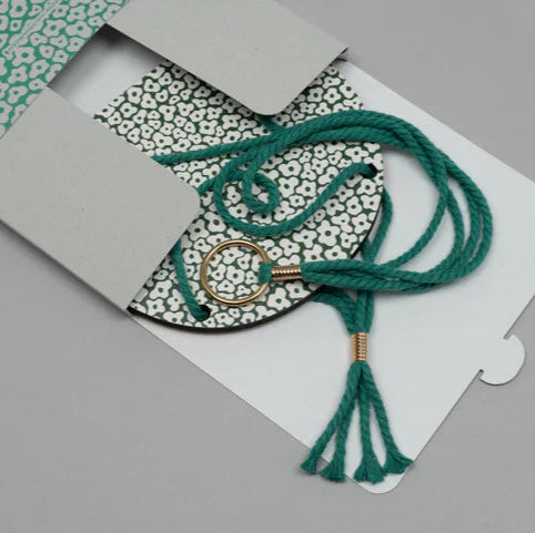 Hanging Plant Shelf (Small) Forget Me Not Green