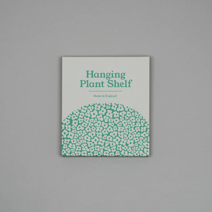 Hanging Plant Shelf (Small) Forget Me Not Green