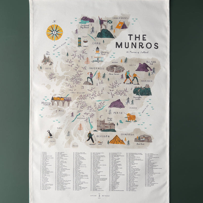 The Munros Tea Towel
