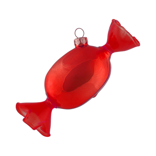 Sweetie Glass Decoration - Red