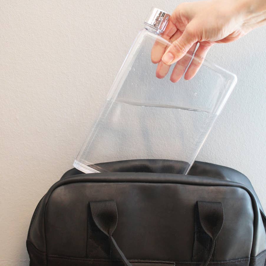 Flat Water Bottle