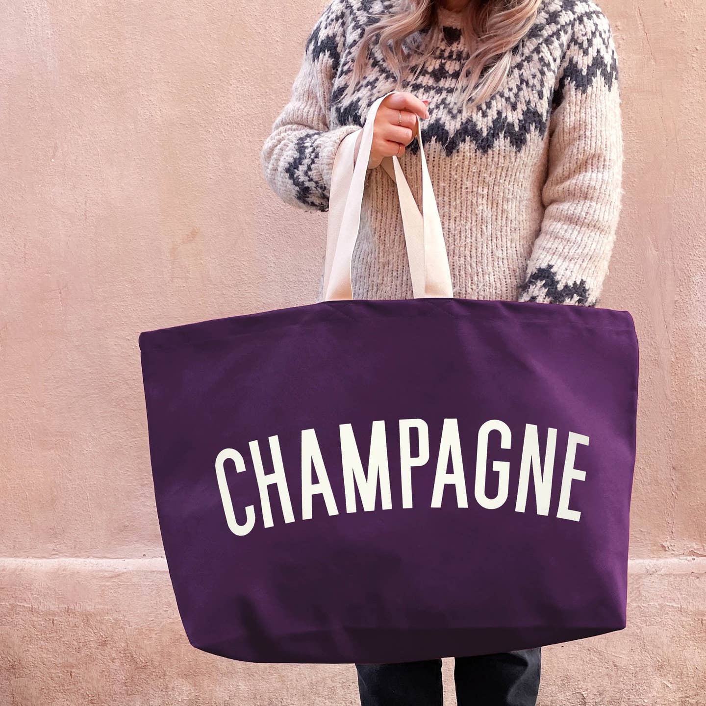 Champagne - Really Big Plum Bag