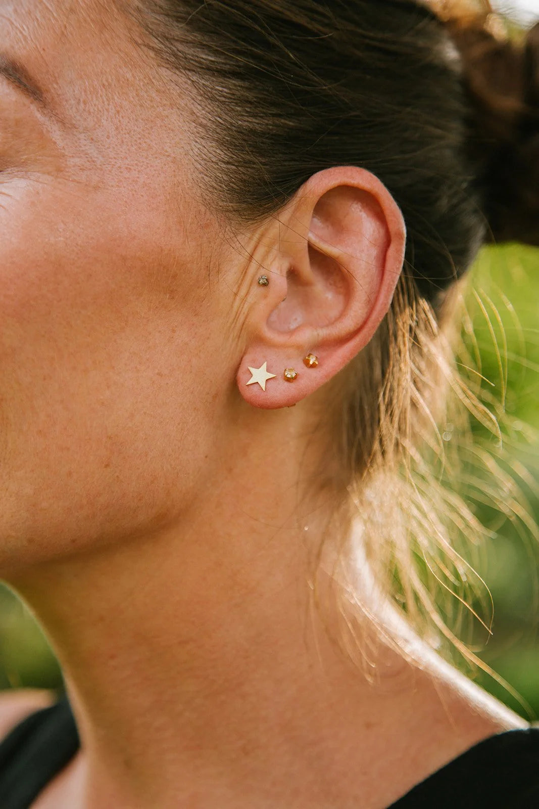 Moon + Star Studs
