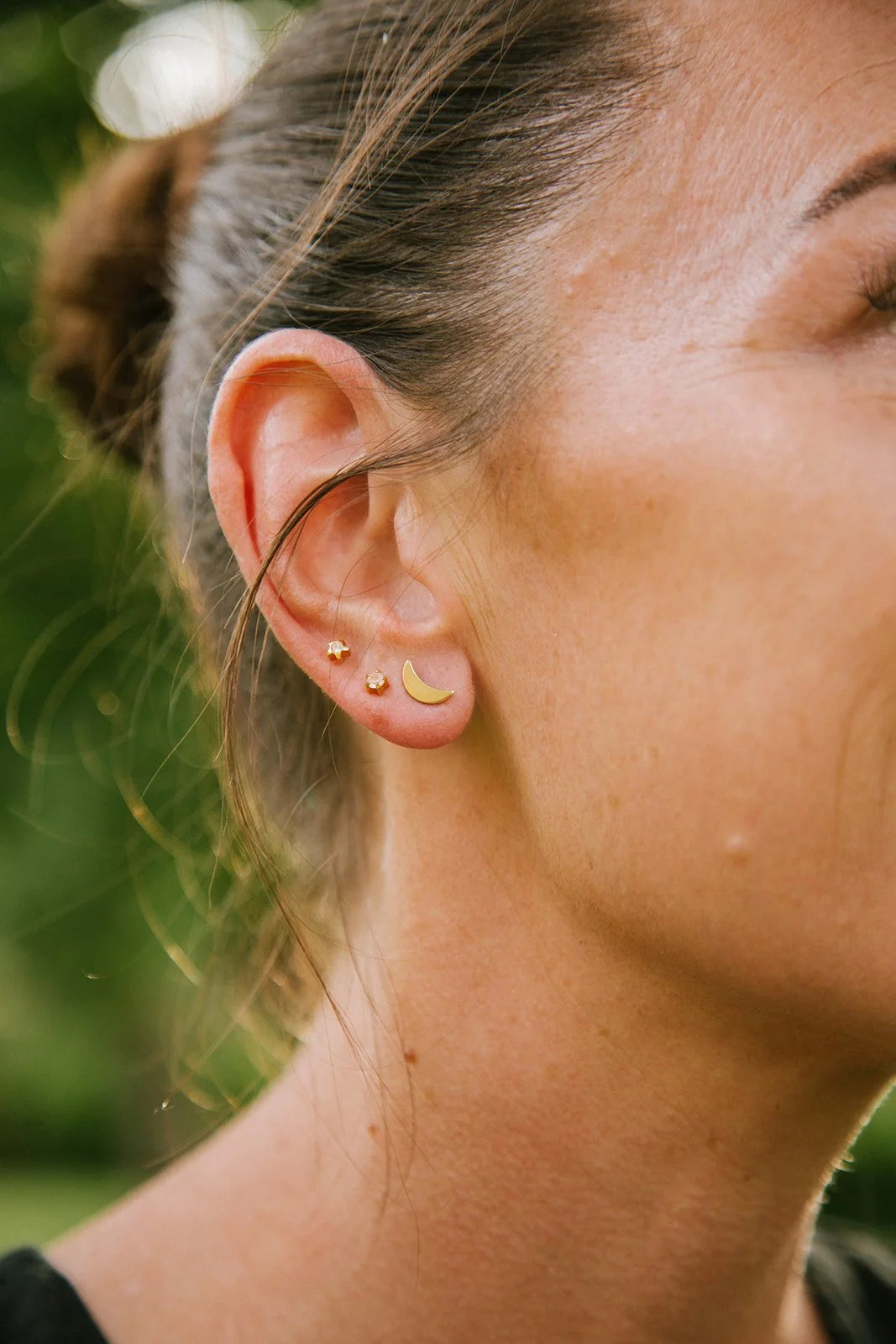 Moon + Star Studs