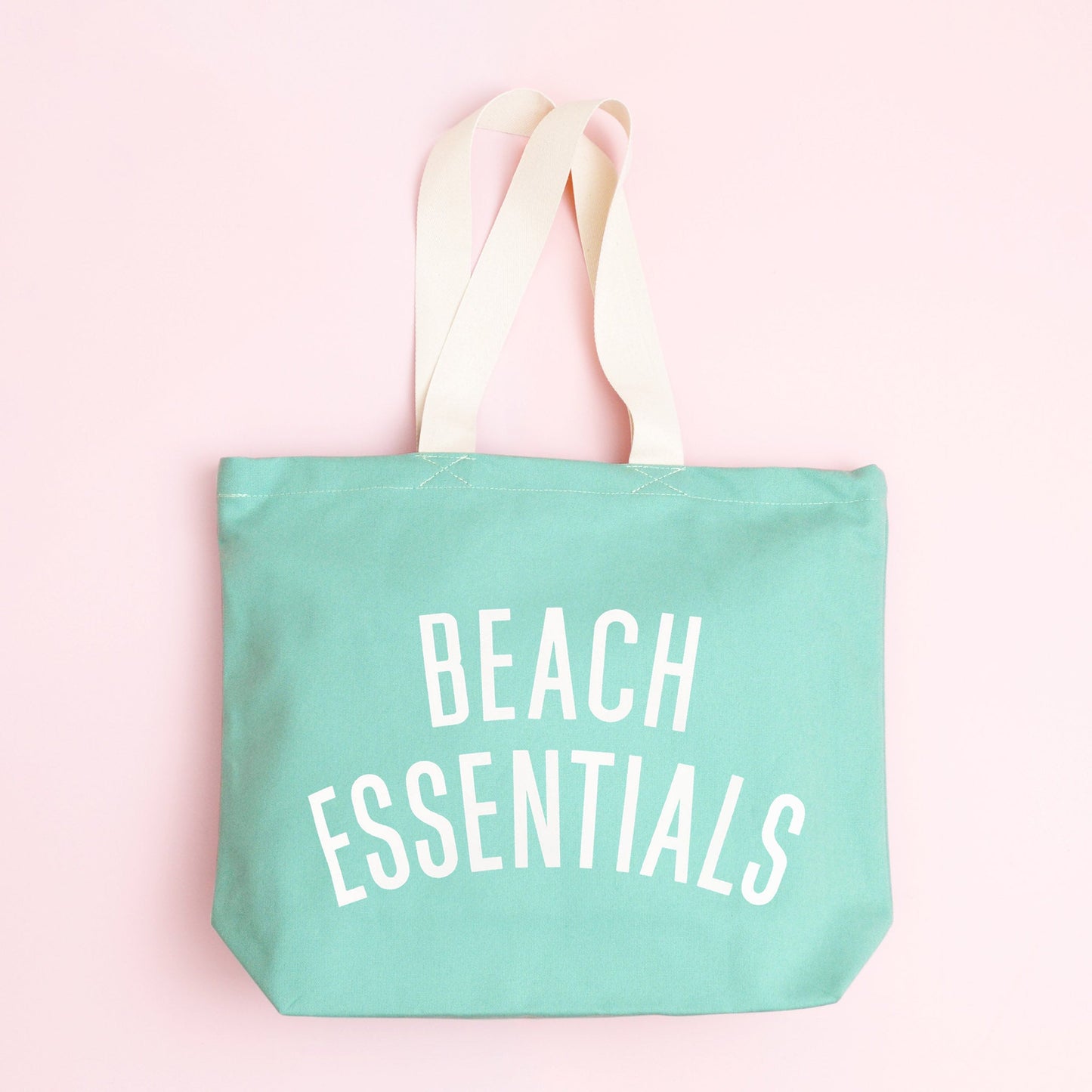 Beach Essentials - Sea Glass Canvas Tote