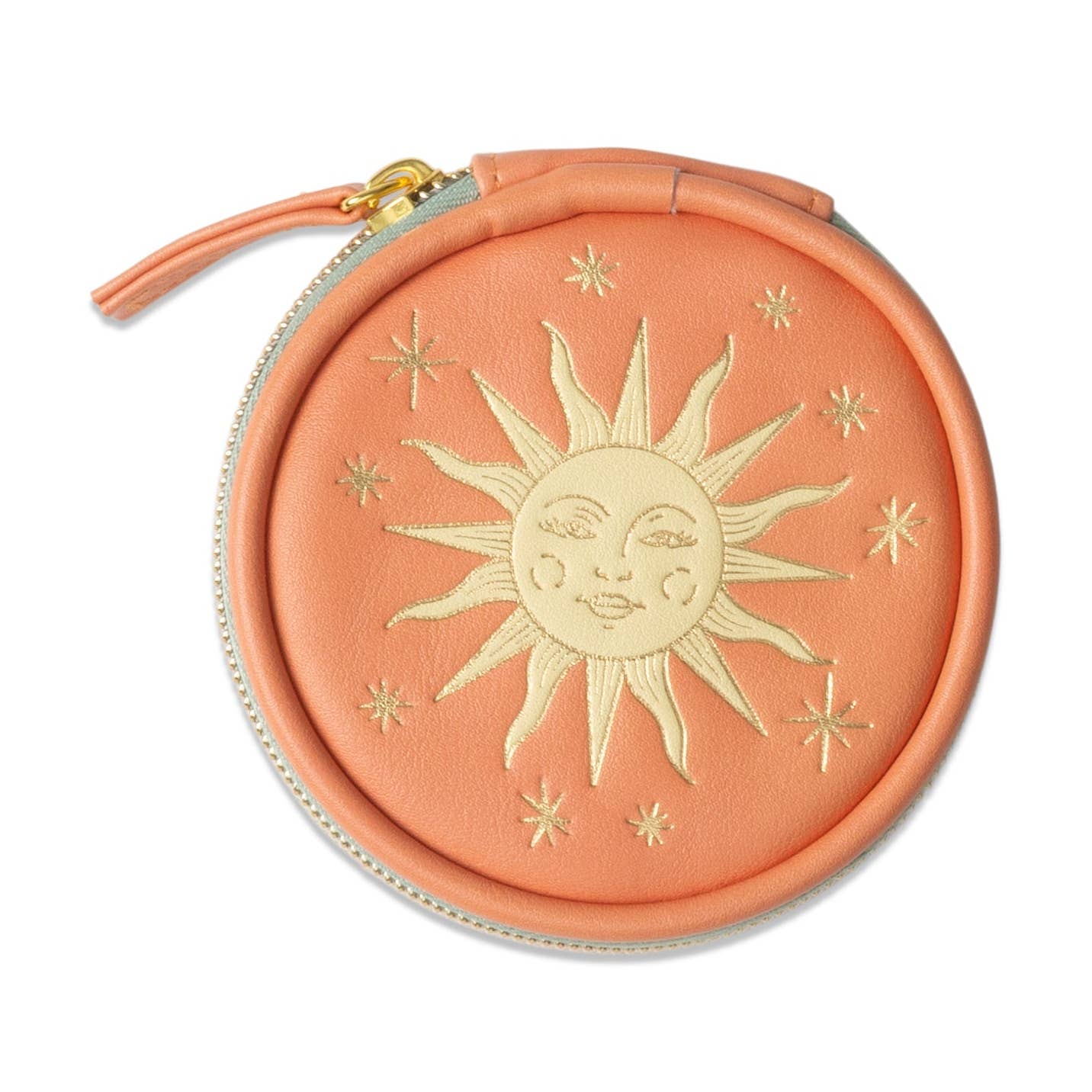 Vegan Leather Pill Case - Terracotta Sun