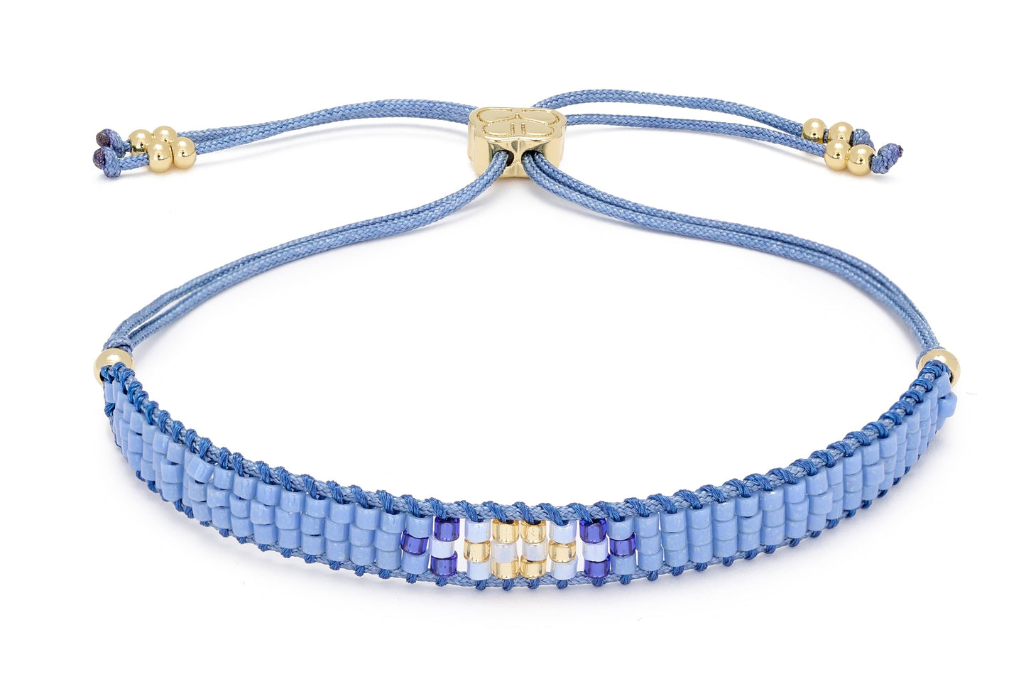 Jump Blue Friendship Beaded Bracelet