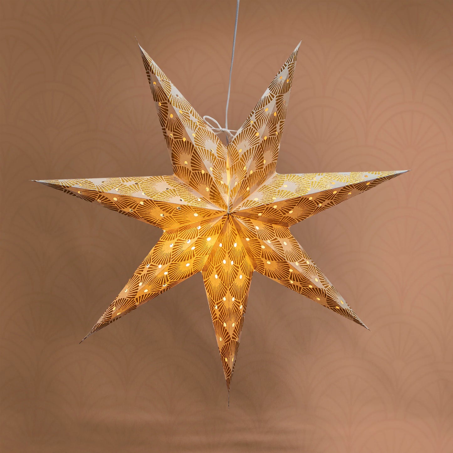 Paper Star Lantern -Deco Gold
