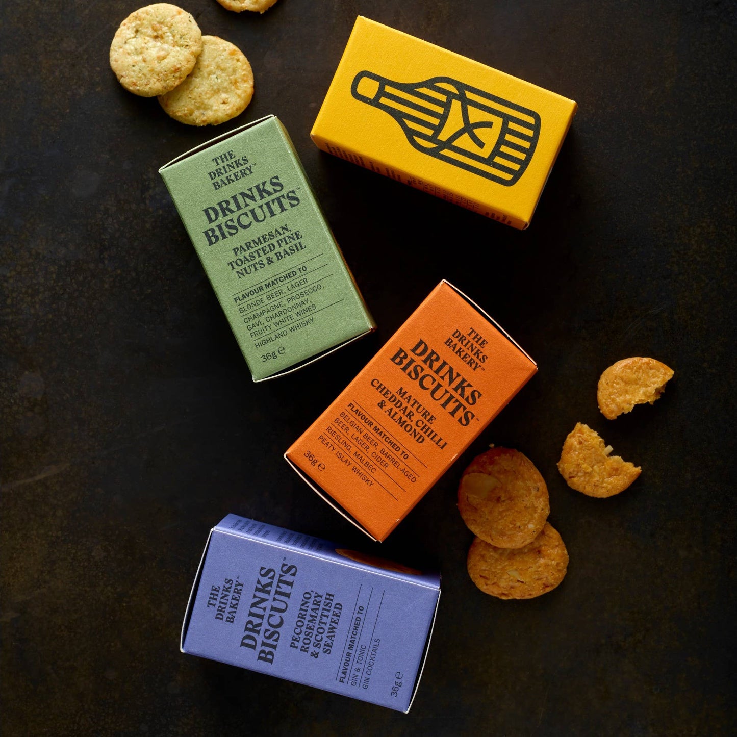 Drinks Biscuits - Pecorino Cheese & Rosemary 36g
