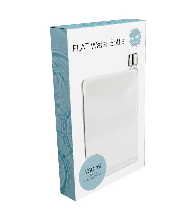 Flat Water Bottle
