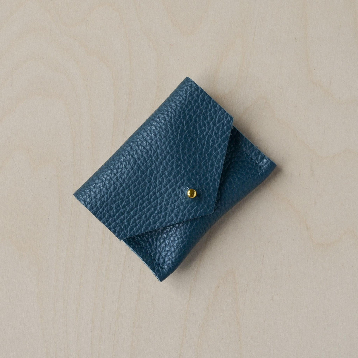 Leather Jewellery Pouch - Atlantic Teal