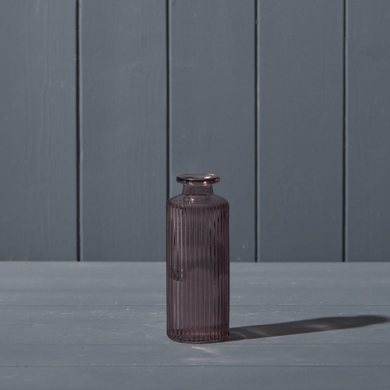 Amethyst Glass Bottle (13.2cm)