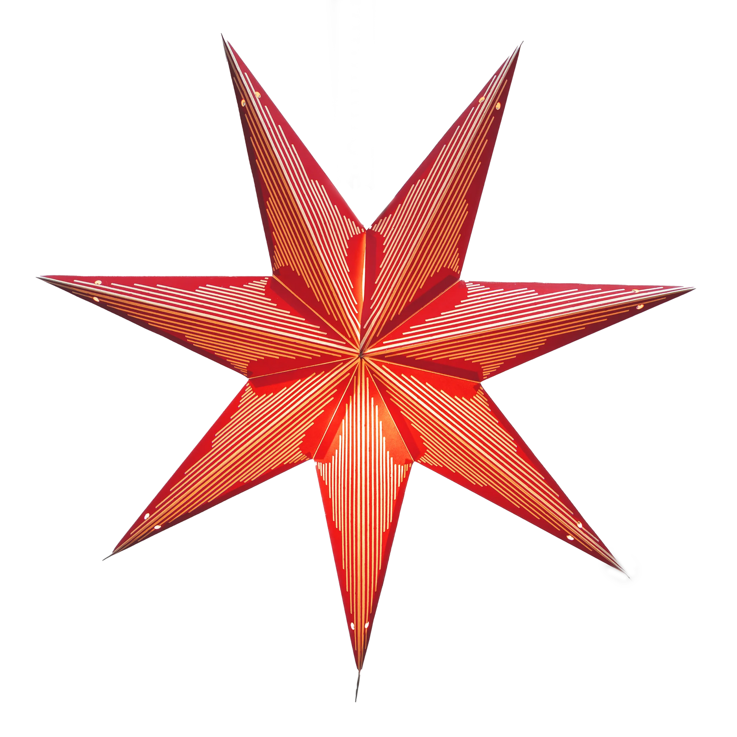Paper Star Lantern -Metro Red