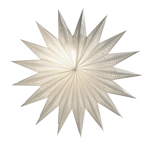 Paper Star Lantern -Sunny White