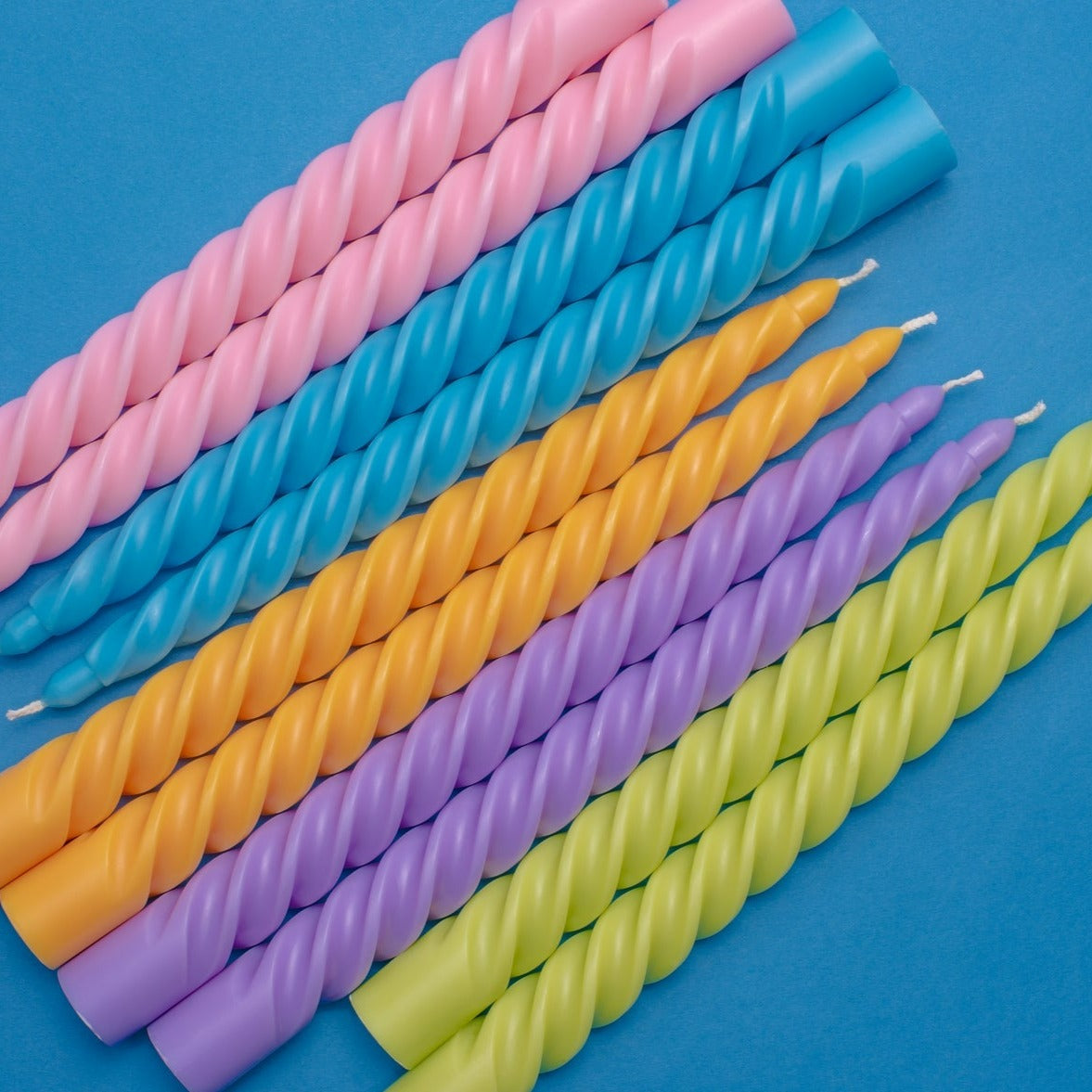 Twister Taper Candles 24cm