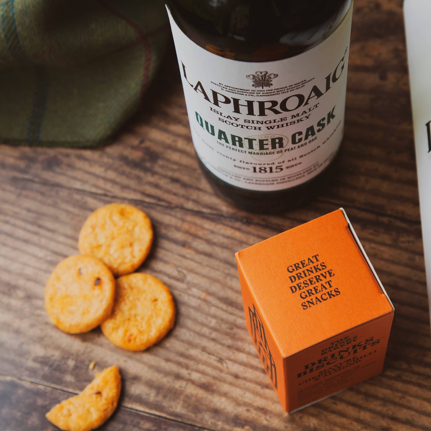 Drinks Biscuits - Mature Cheddar & Smoked Chilli 36g