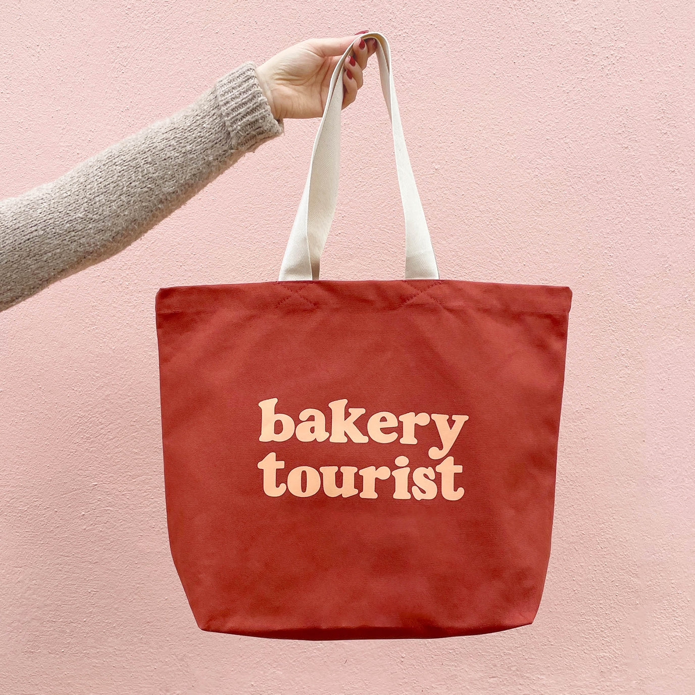 Bakery Tourist Canvas Tote Bag - Rust