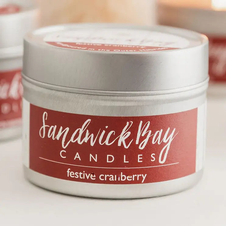 Sandwick Bay Travel Tin Candle - 3 Christmas Scents