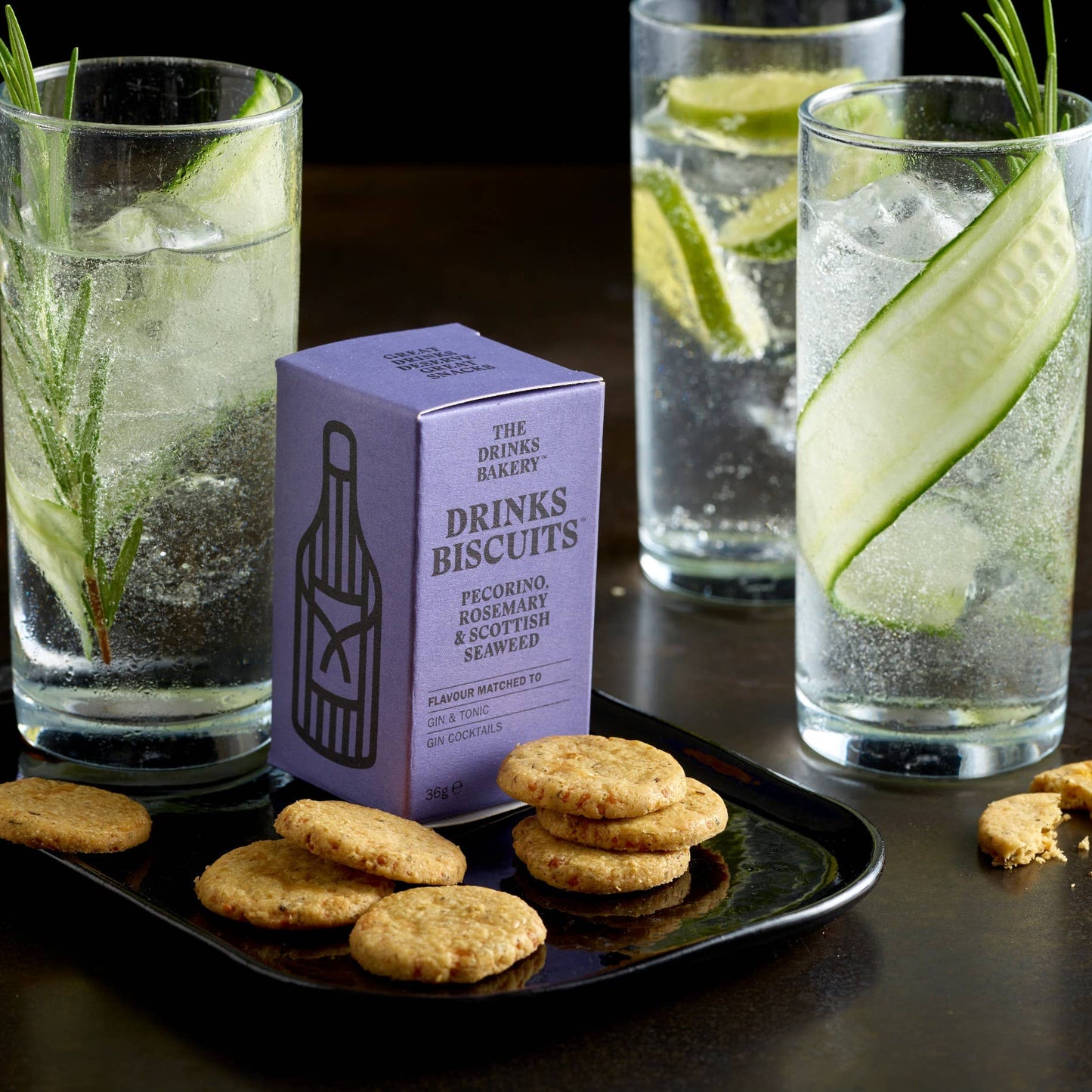 Drinks Biscuits - Pecorino Cheese & Rosemary 36g