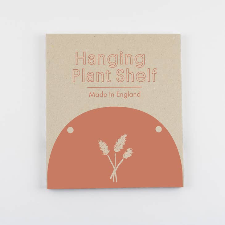 Hanging Plant Shelf - Pink Wash